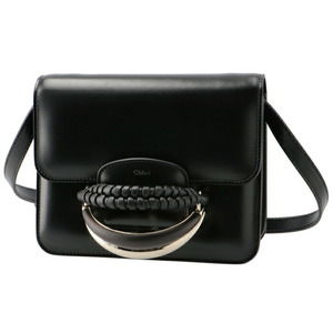 Chloe Shoulder Black Kattie Medium Crossbody Bag Leather